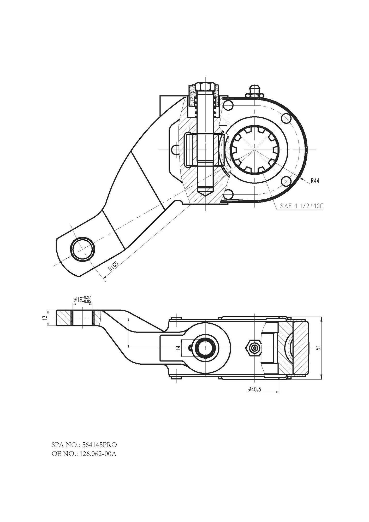 Reglaj parghie, sistem franare FO 4145 PRO FOMAR Friction